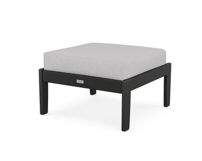 Country Living Cottage Deep Seating Ottoman in Black / Granite