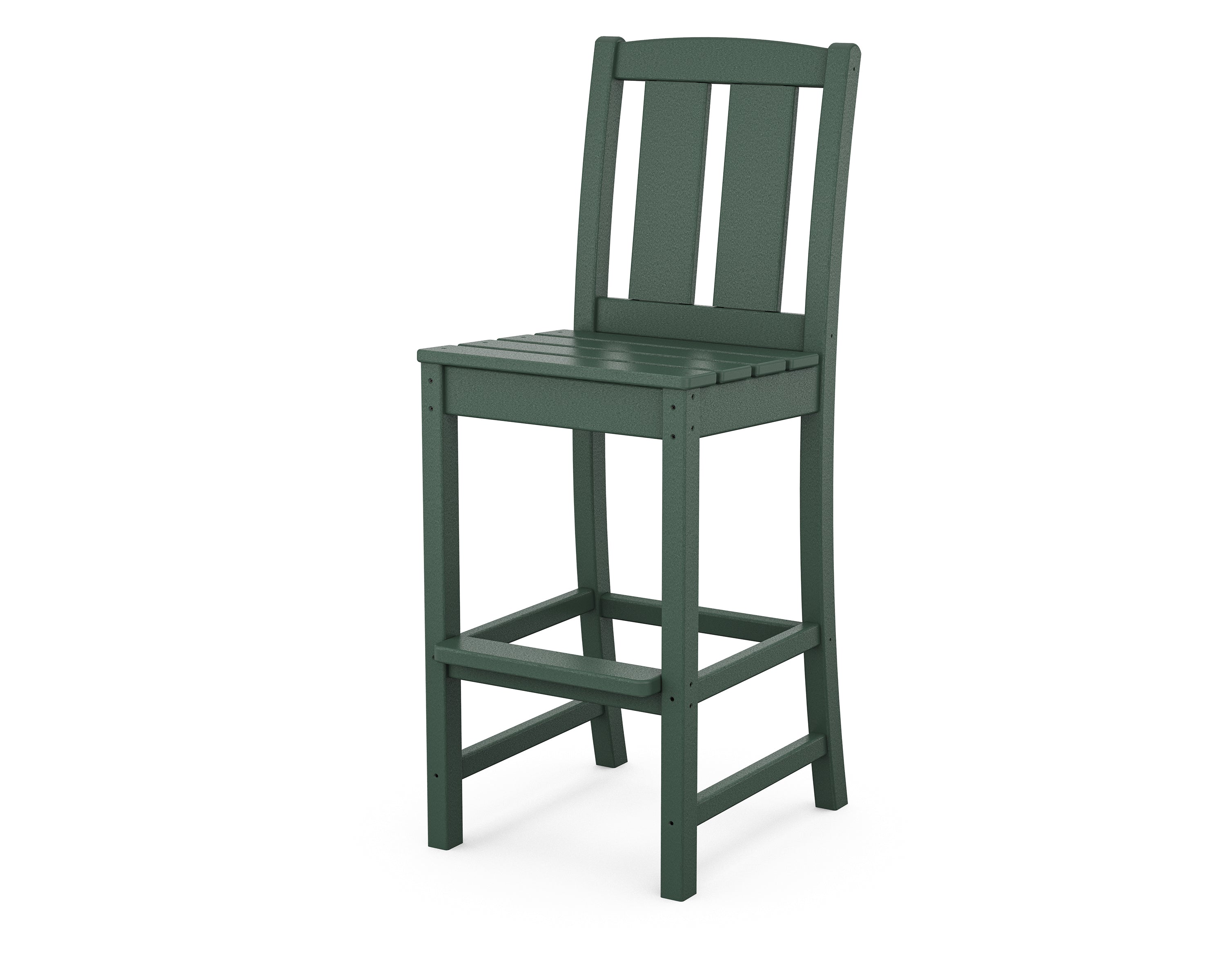 POLYWOOD® Mission Bar Side Chair in Green