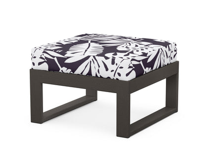 Unbranded Modular Ottoman - Modern in Vintage Coffee / Leaf Navy