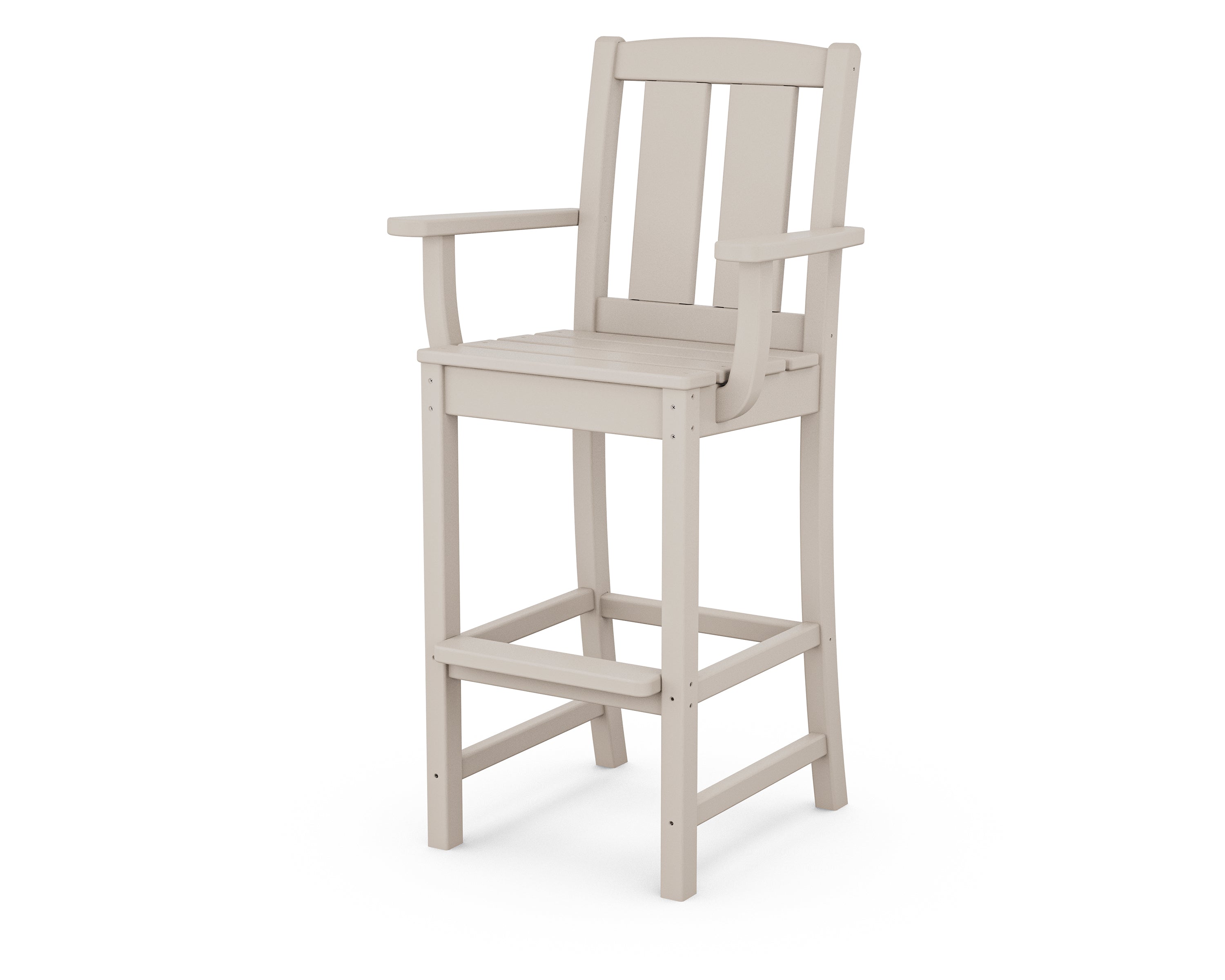 POLYWOOD® Mission Bar Arm Chair in Sand