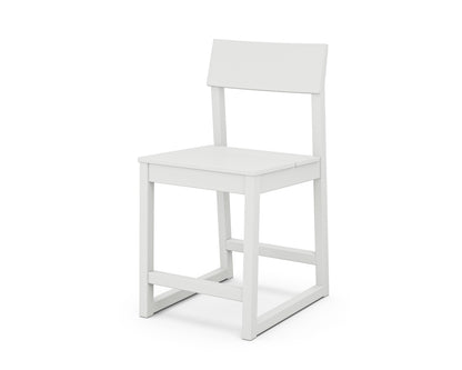 POLYWOOD® EDGE Counter Side Chair in White