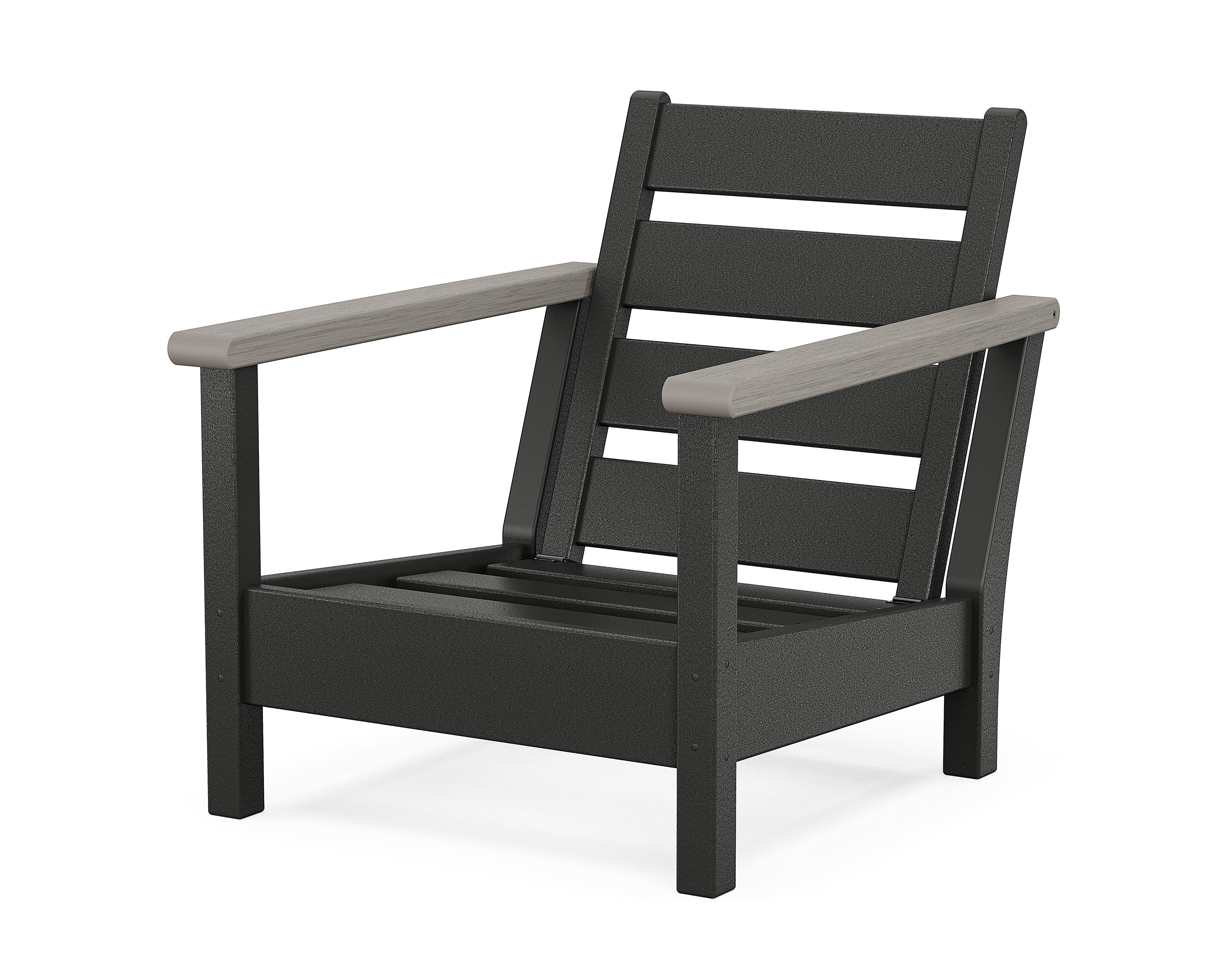 POLYWOOD® Harbour Chair Frame in Black / Driftwood