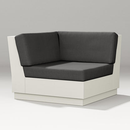 PW Designer Series Elevate Modular Corner Chair in Vintage White / Spectrum Carbon
