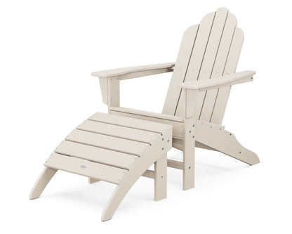 POLYWOOD® Long Island Adirondack 2-Piece Set in Sand