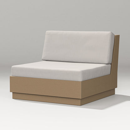 PW Designer Series Elevate Modular Armless Chair in Vintage Sahara / Cast Ash