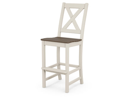 POLYWOOD® Braxton Bar Side Chair in Sand / Kona