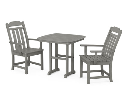 Country Living Cottage 3-Piece Dining Set in Slate Grey