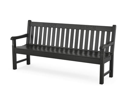 POLYWOOD® 72" Buddy Bench in Black