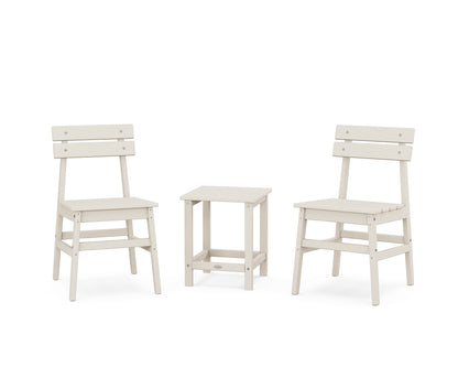 POLYWOOD® Modern Studio Plaza Chair 3-Piece Seating Set in Sand