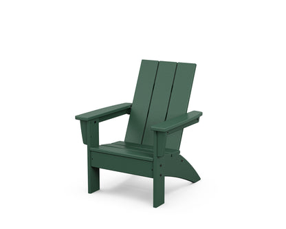POLYWOOD® Kids Modern Adirondack Chair in Green