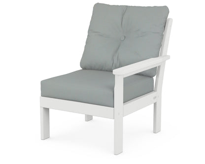 Vineyard Modular Right Arm Chair - White