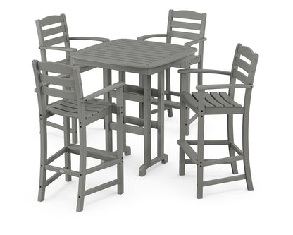 POLYWOOD® La Casa Café 5-Piece Bar Set in Slate Grey
