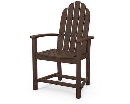POLYWOOD® Classic Adirondack Dining Chair in Mahogany