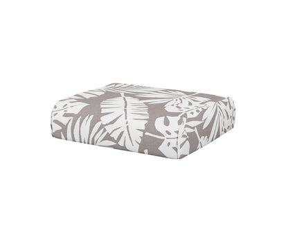POLYWOOD® Club Ottoman Cushion in Leaf Grey Mist