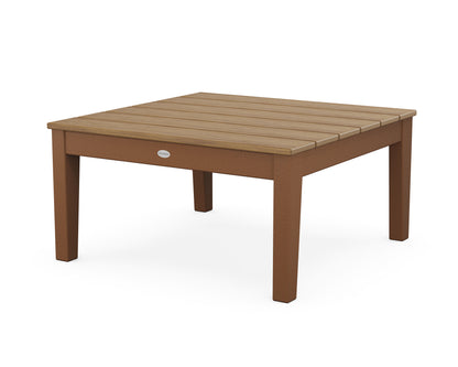 POLYWOOD® Newport 36" Conversation Table in Teak / Natural