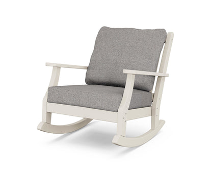 Country Living Wovendale Deep Seating Rocking Chair in Sand / Grey Mist