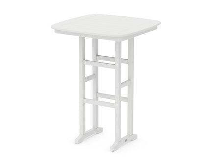 POLYWOOD® Nautical 31" Bar Table in White