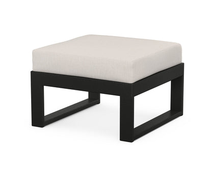 Unbranded Modular Ottoman - Modern in Black / Cast Ash