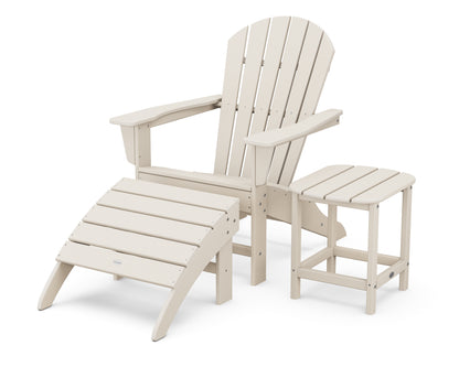 POLYWOOD® South Beach Adirondack 3-Piece Set in Sand