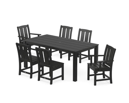 POLYWOOD® Mission 7-Piece Parsons Dining Set in Black