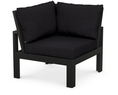 Unbranded Modular Corner Chair in Black / Midnight Linen