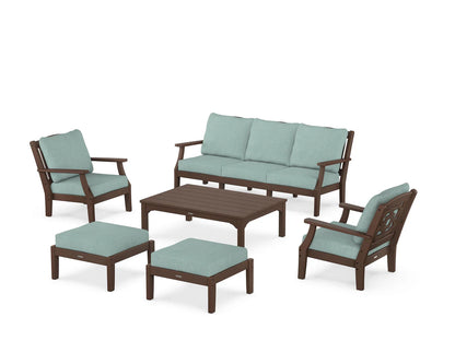 Chinoiserie 6-Piece Lounge Sofa Set