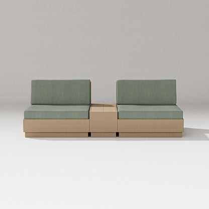 PW Designer Series Elevate Lounge Chair Set in Vintage Sahara / Cast Sage