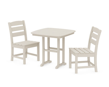 POLYWOOD® Lakeside Side Chair 3-Piece Dining Set in Sand