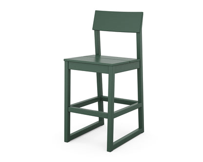 POLYWOOD® EDGE Bar Side Chair in Green