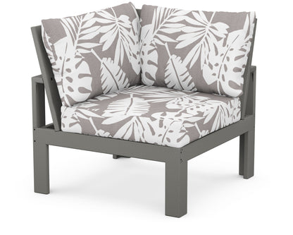 Unbranded Modular Corner Chair in Slate Grey / Leaf Grey Mist