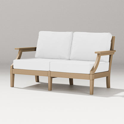 PW Designer Series Estate Loveseat in Vintage Sahara / Natural