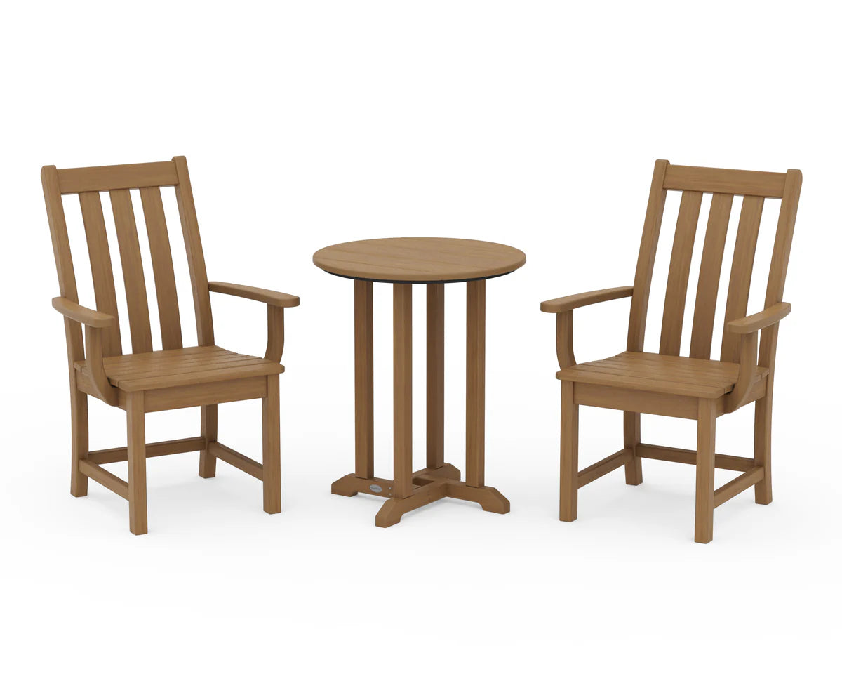 Vineyard 3-Piece Round Dining Set