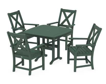 POLYWOOD® Braxton 5-Piece Dining Set in Green