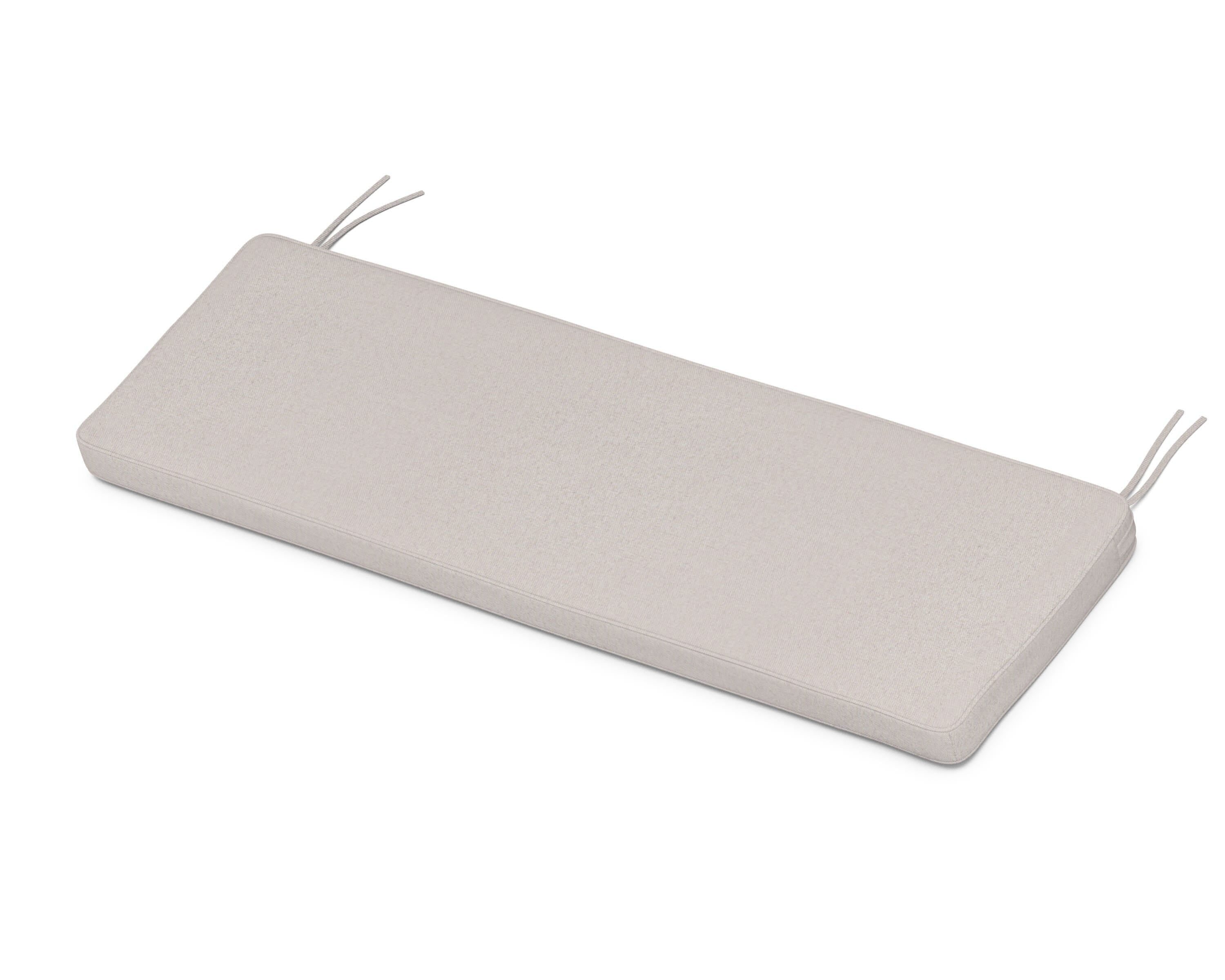 Martha Stewart by POLYWOOD® Chinoiserie Bench Seat Cushion in Dune Burlap