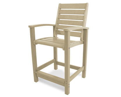 POLYWOOD® Signature Counter Chair in Sand
