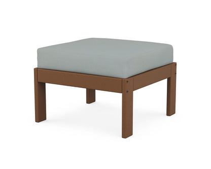 POLYWOOD® Vineyard Modular Ottoman in Teak / Spa