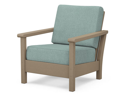 POLYWOOD® Harbour Deep Seating Chair in Vintage Sahara / Glacier Spa