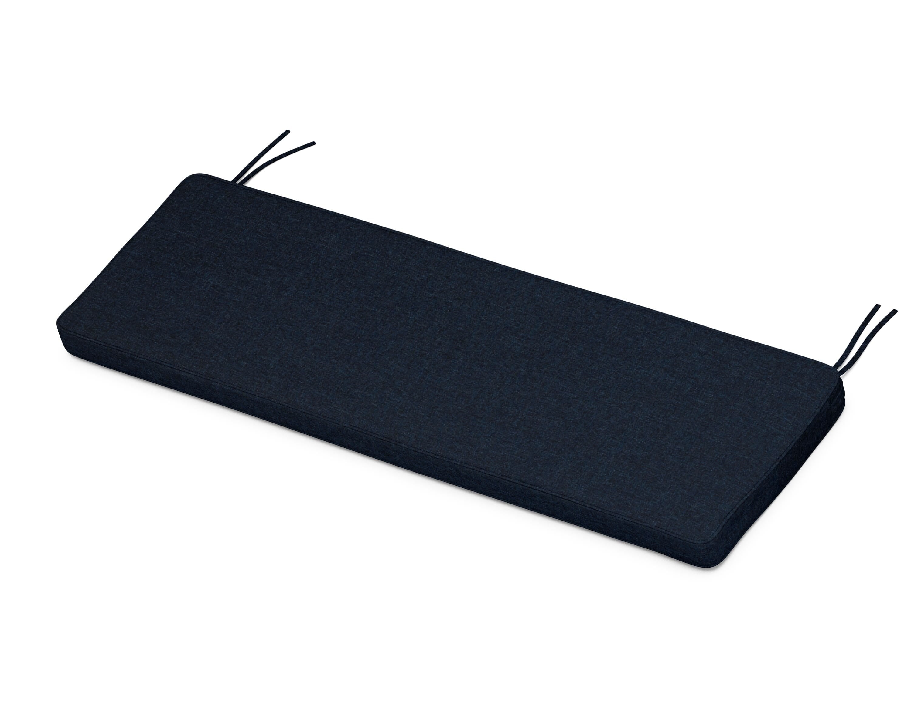 Martha Stewart by POLYWOOD® Chinoiserie Bench Seat Cushion in Marine Indigo