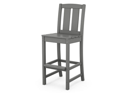 POLYWOOD® Mission Bar Side Chair in Slate Grey