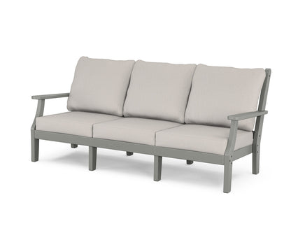 Country Living Wovendale Deep Seating Sofa in Slate Grey / Cast Ash