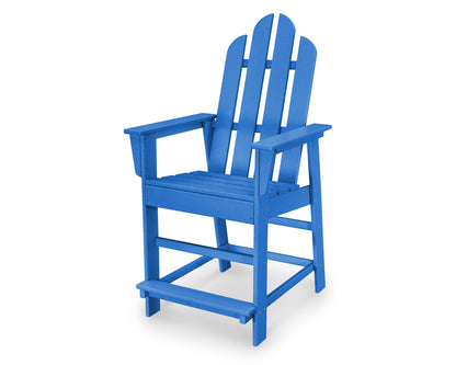 POLYWOOD® Long Island Counter Chair in Pacific Blue