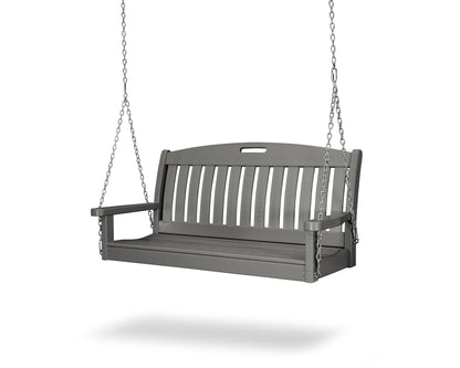 POLYWOOD® Nautical 48" Swing in Slate Grey