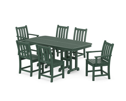 POLYWOOD® Traditional Garden 7-Piece Dining Set in Green
