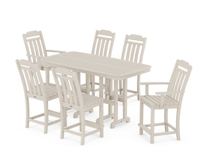 Country Living Cottage 7-Piece Counter Set in Sand