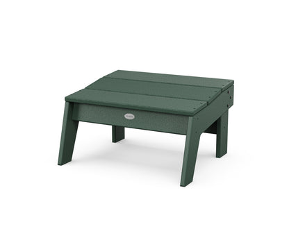 POLYWOOD® Modern Studio Oversized Ottoman in Green
