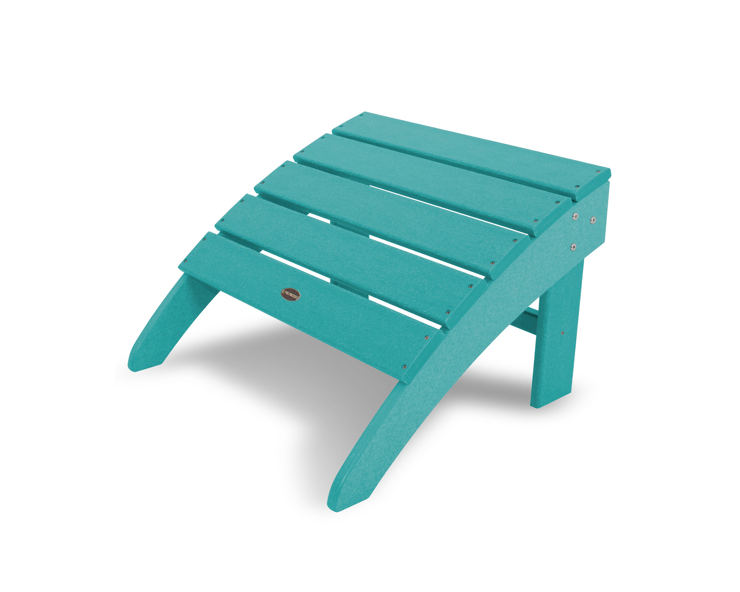 POLYWOOD® South Beach Adirondack Ottoman in Aruba