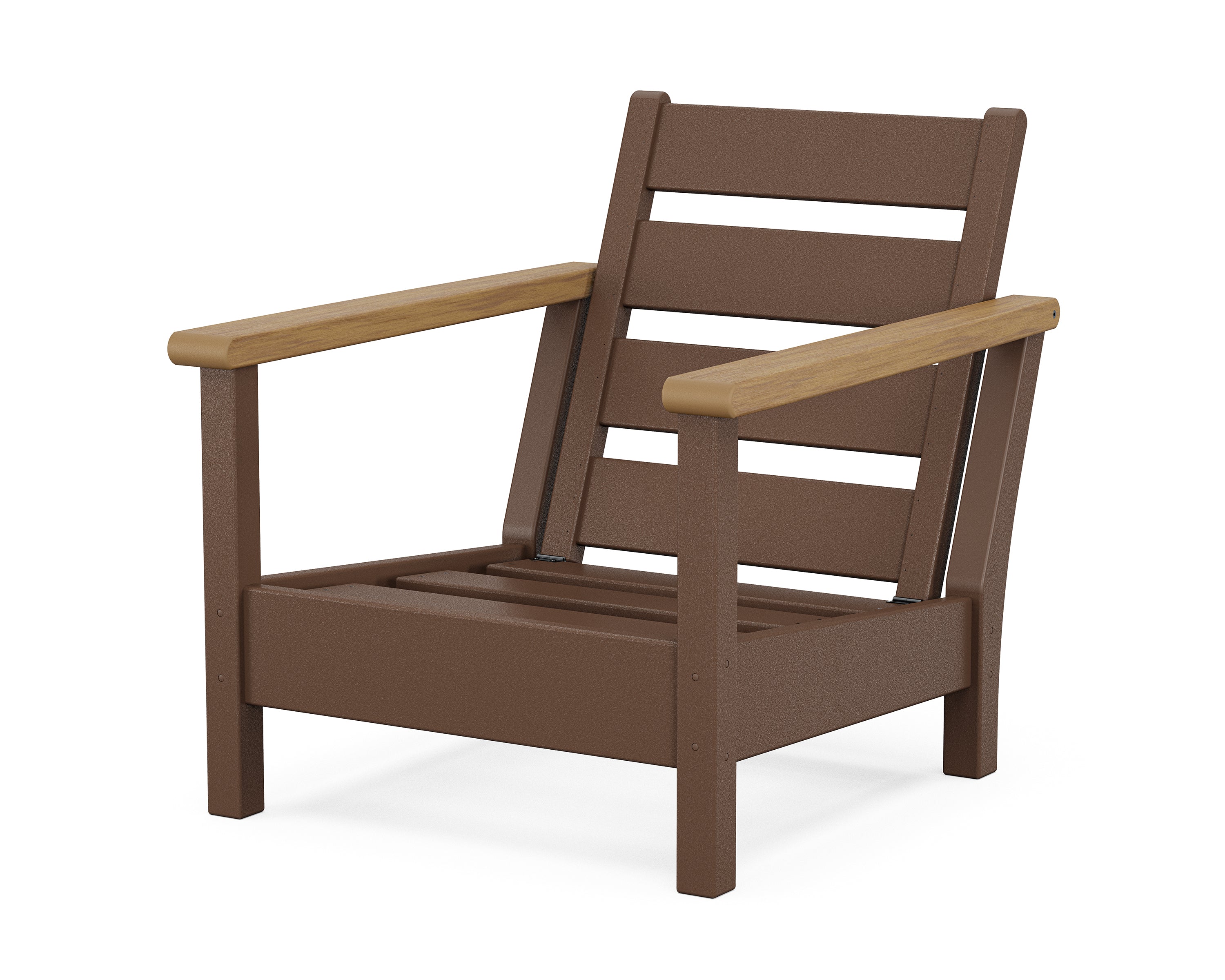 POLYWOOD® Harbour Chair Frame in Mahogany / Natural