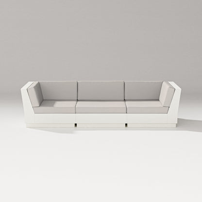 PW Designer Series Elevate Sofa Sectional in Vintage White / Cast Ash
