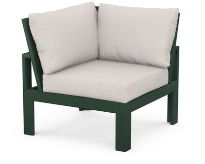 Unbranded Modular Corner Chair in Green / Cast Ash