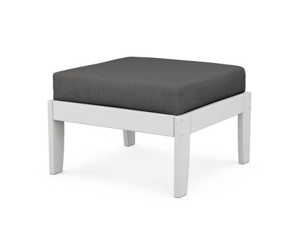 Unbranded Modular Ottoman - Classic in White / Spectrum Carbon